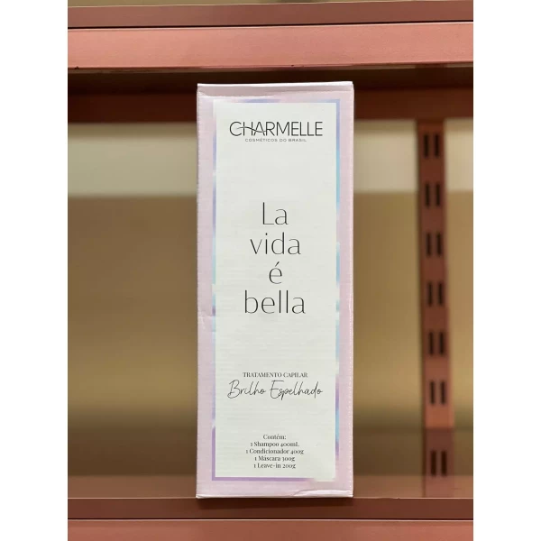 KIT CAPILAR CHARMELLE - LA VIDA É BELLA - 4 ITENS