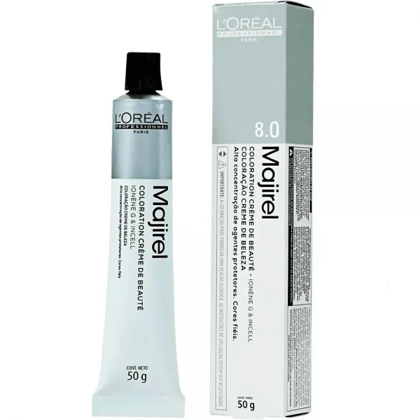COR 8.0 - COLORAÇÃO MAJIREL - LOREAL - 50G    