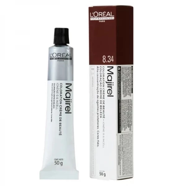 COR 8.34 - COLORAÇÃO MAJIREL - LOREAL - 50G    