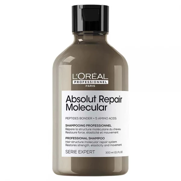 SHAMPOO ABSOLUT REPAIR MOLECULAR - LOREAL PROFESSIONNEL PARIS - 300ml