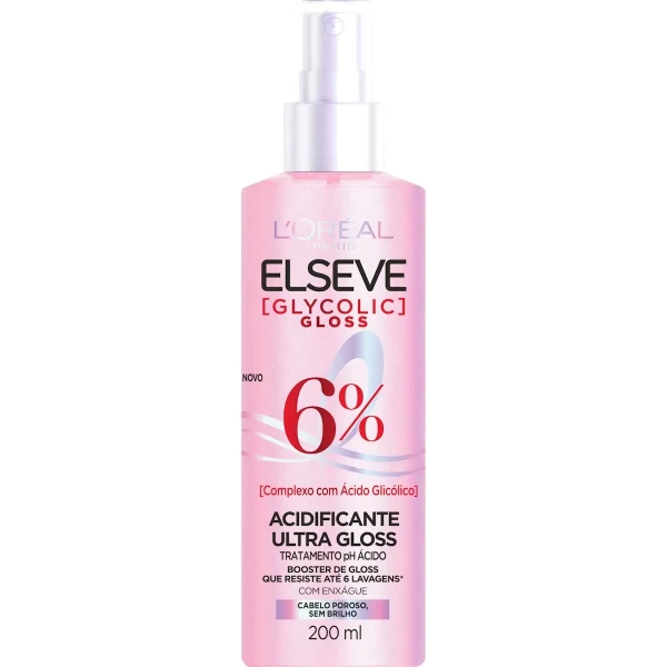 ACIDIFICANTE CAPILAR - GLYCOLIC GLOSS - 200 ML - ELSEVE - L´OREAL PARIS