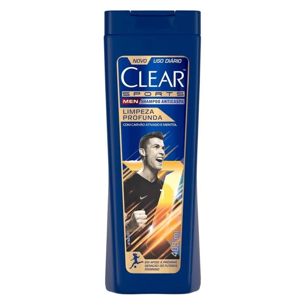 SHAMPOO - CLEAR MEN ANTICASPA - LIMPEZA PROFUNDA - 200ML