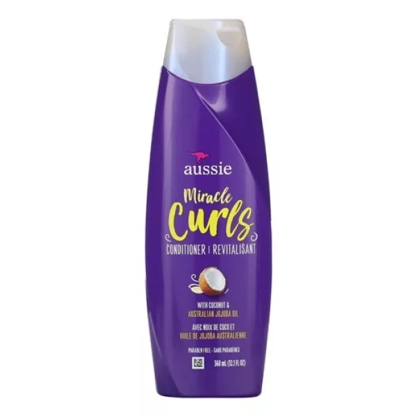 CONDICIONADOR MIRACLE CURLS COCONUT - AUSSIE - 360ML 