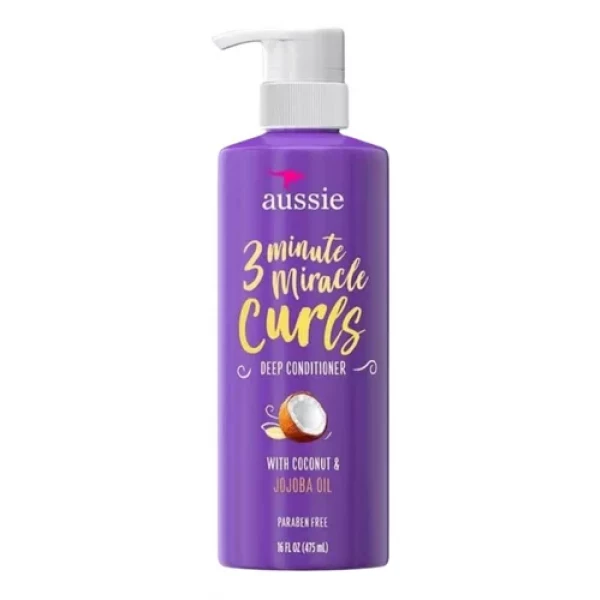 CONDICIONADOR 3 MINUTE MIRACLE CURLS COCONUT - AUSSIE - 475ML