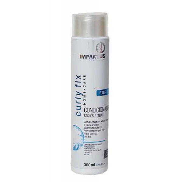 CONDICIONADOR CURLY FIX - NUTRITIVO - CACHOS DEFINIDOS - 300g - IMPAKTUS