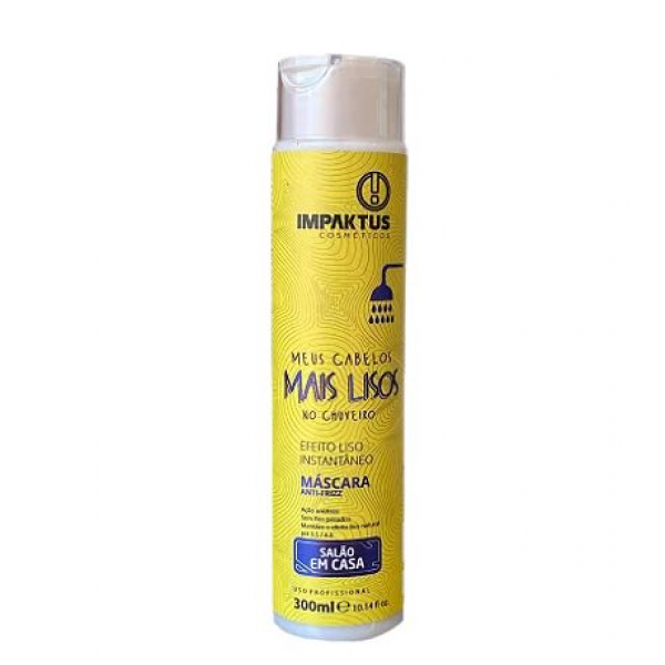 MÁSCARA MEUS CABELOS MAIS LISOS - ANTI-FRIZZ - IMPAKTUS - 300ml