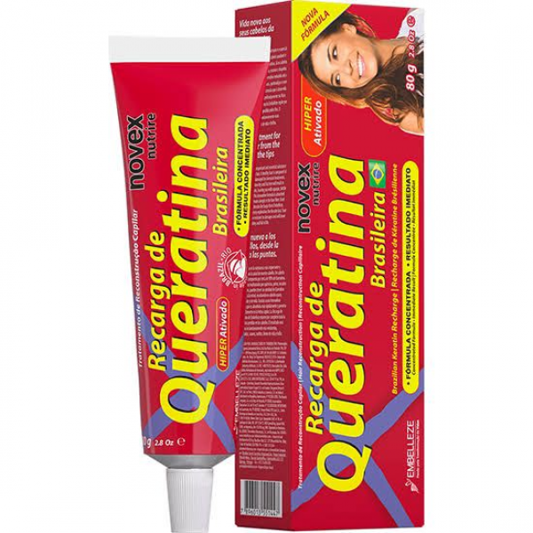 RECARGA DE QUERATINA - NOVEX - 80g