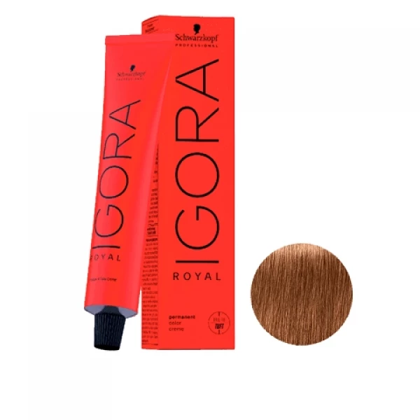 IGORA ROYAL - TINTA PARA CABELO - 7.65 - LOURO MÉDIO CHOCOLATE DOURADO - SCHWARZKOPF PROFESSIONAL - 60G
