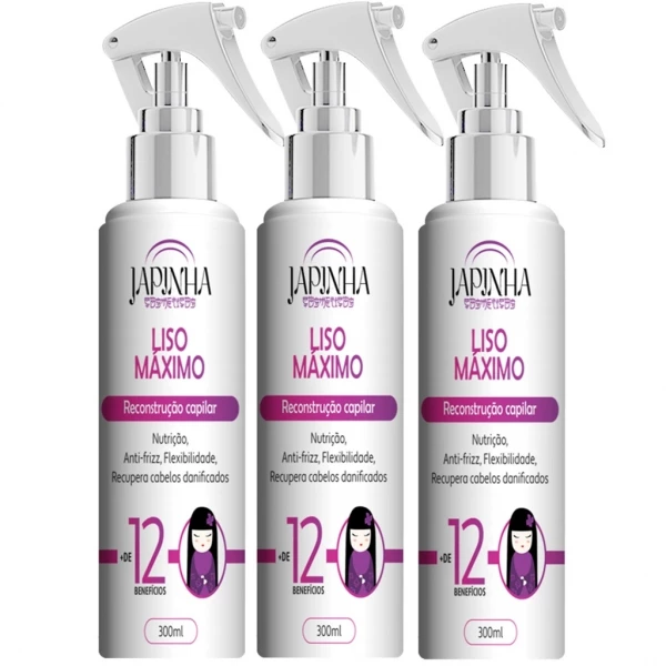 PROTETOR TÉRMICO - LISO MÁXIMO - JAPINHA - 300ML