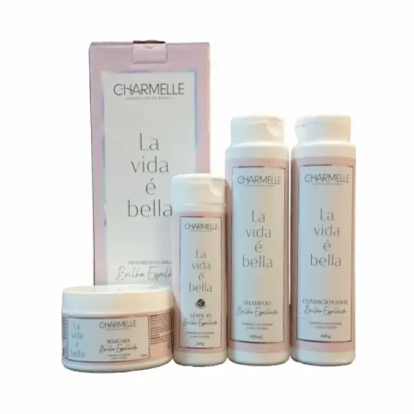 KIT CAPILAR CHARMELLE - LA VIDA É BELLA - 4 ITENS