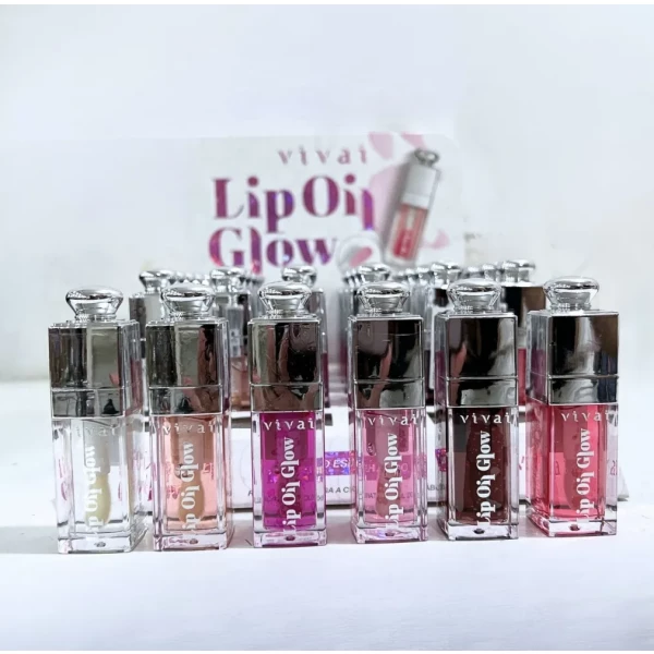 LIP OIL GLOW - VIVAI - 9,5ML - CONSULTAR CORES DISPONÍVEIS