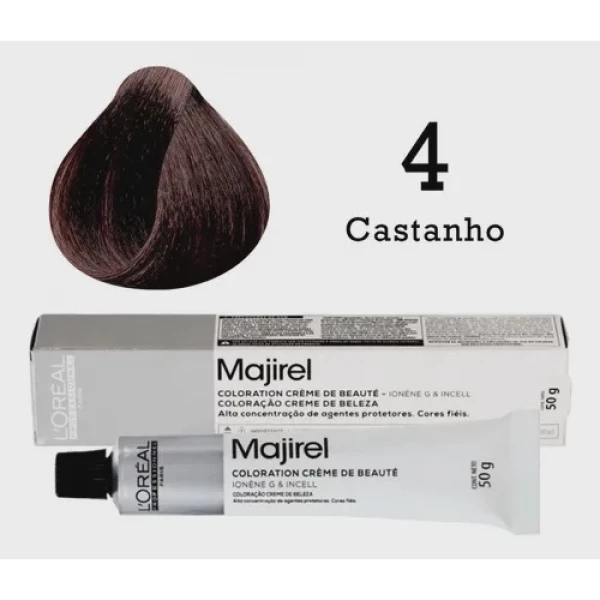 COR 4 - COLORAÇÃO MAJIREL - LOREAL - 50G