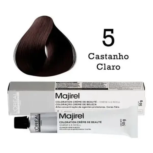 COR 5 - COLORAÇÃO MAJIREL - LOREAL   