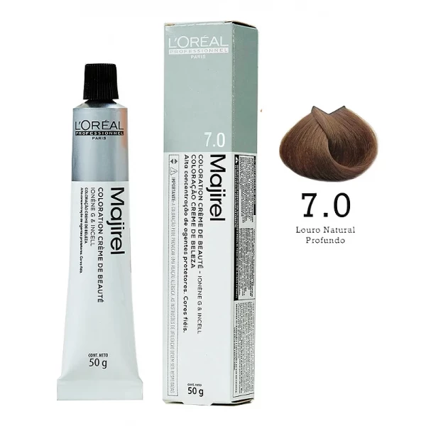 COR 7.0 - COLORAÇÃO MAJIREL - LOREAL - 50G 