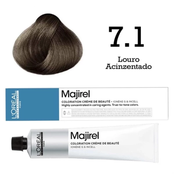 COR 7.1 - COLORAÇÃO MAJIREL - LOREAL - 50G 