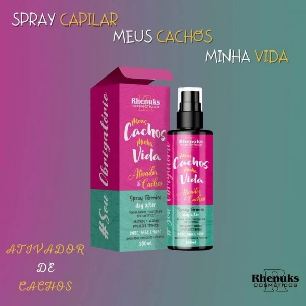 MEUS CACHOS MINHA VIDA - RHENUKS COSMÉTICOS - 200 ML