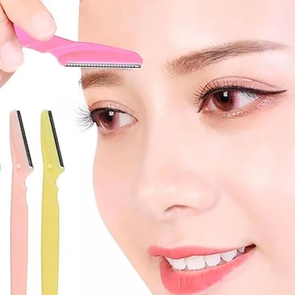 KIT NAVALHAS PARA SOBRANCELHA - 3 PEÇAS - EYEBROW RAZOR