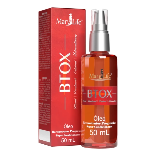 ÓLEO RECONTRUTOR - BTOX - 50 ML - MARY LIFE