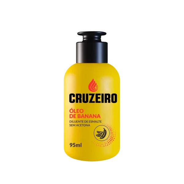 ÓLEO DE BANANA - DILUENTE DE ESMALTE E ACETONA - CRUZEIRO - 95 ML