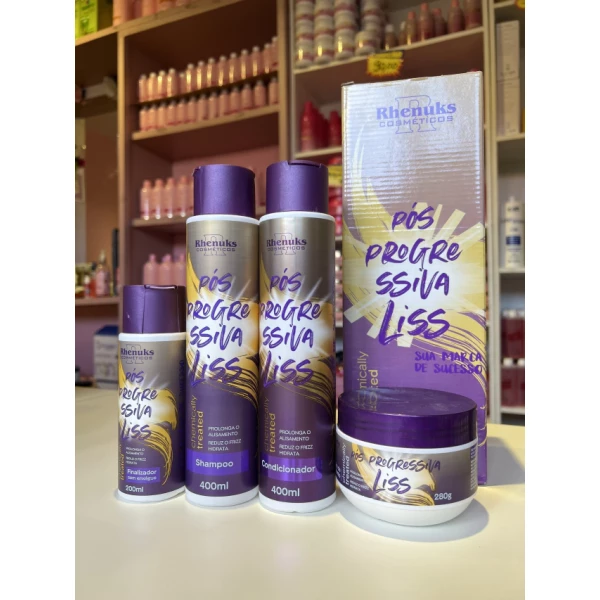 KIT COM 4 PRODUTOS - PÓS PREGRESSIVA LISS - RHENUKS