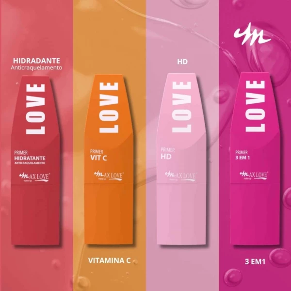 PRIMERS - MAX LOVE - 30ML - VÁRIAS OPÇÕES 