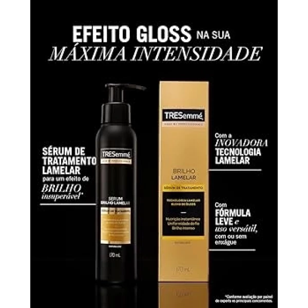 SÉRUM DE TRATAMNTO - BRILHO LAMELAR - TRESEMMÉ - 170 ML