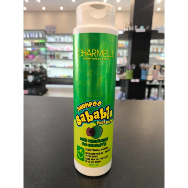 SHAMPOO - BABABLU - MAÇA VERDE - CHARMELLE - 400 ML
