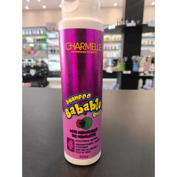 SHAMPOO - BABABLU - UVA - CHARMELLE - 400 ML