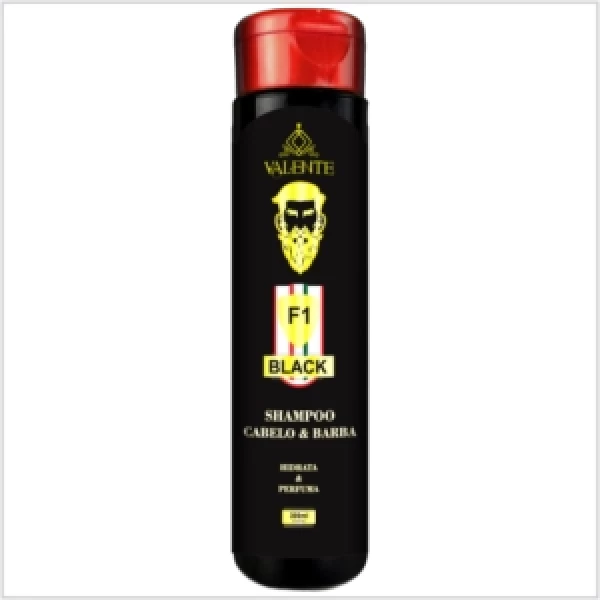 SHAMPOO - F1 BLACK - VALENTE - 300 ML