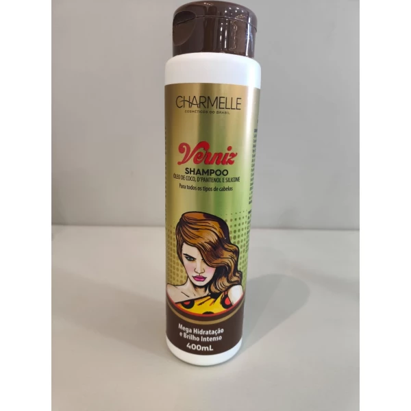 SHAMPOO - VERNIZ - CHARMELLE - 400 ML