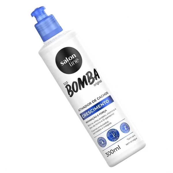 ATIVADOR DE CACHOS - SALON LINE - SOS BOMBA - CRESCIMENTO - 300 ML