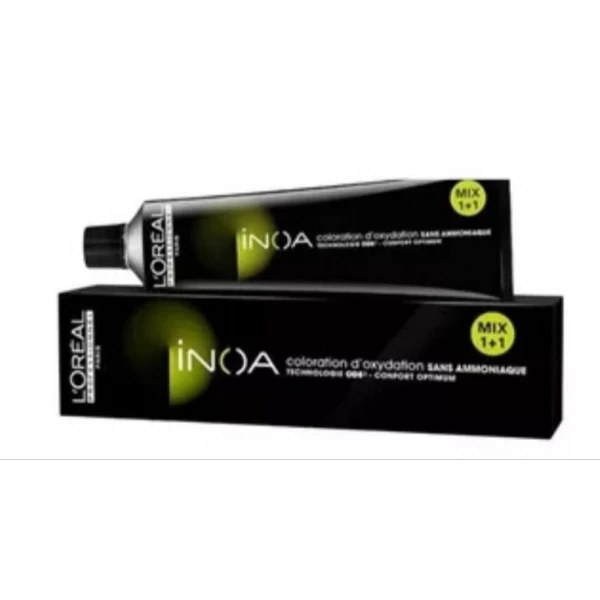 COR 4 CASTANHO MÉDIO - COLORAÇÃO SEM AMÔNIA - INOA LOREAL - 60G