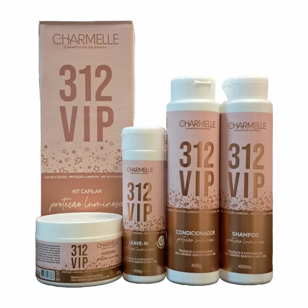 KIT CAPILAR CHARMELLE - 312 VIP - 4 ITENS