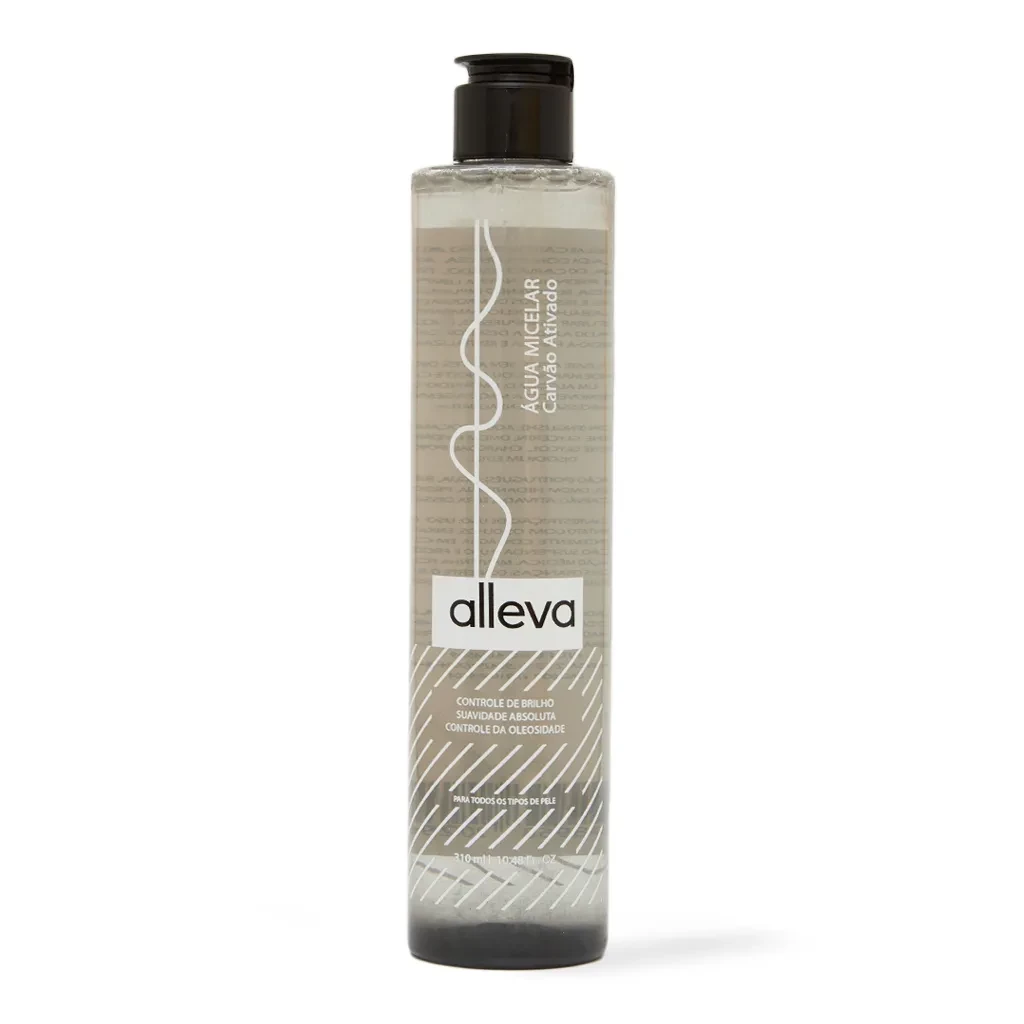 ÁGUA MICELAR - CARVÃO ATIVADO - ALLEVA - 310 ML