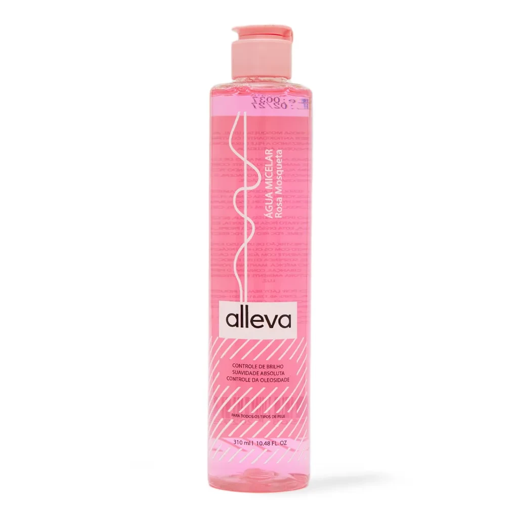 ÁGUA MICELAR - ROSA MOSQUETA - ALLEVA - 310 ML