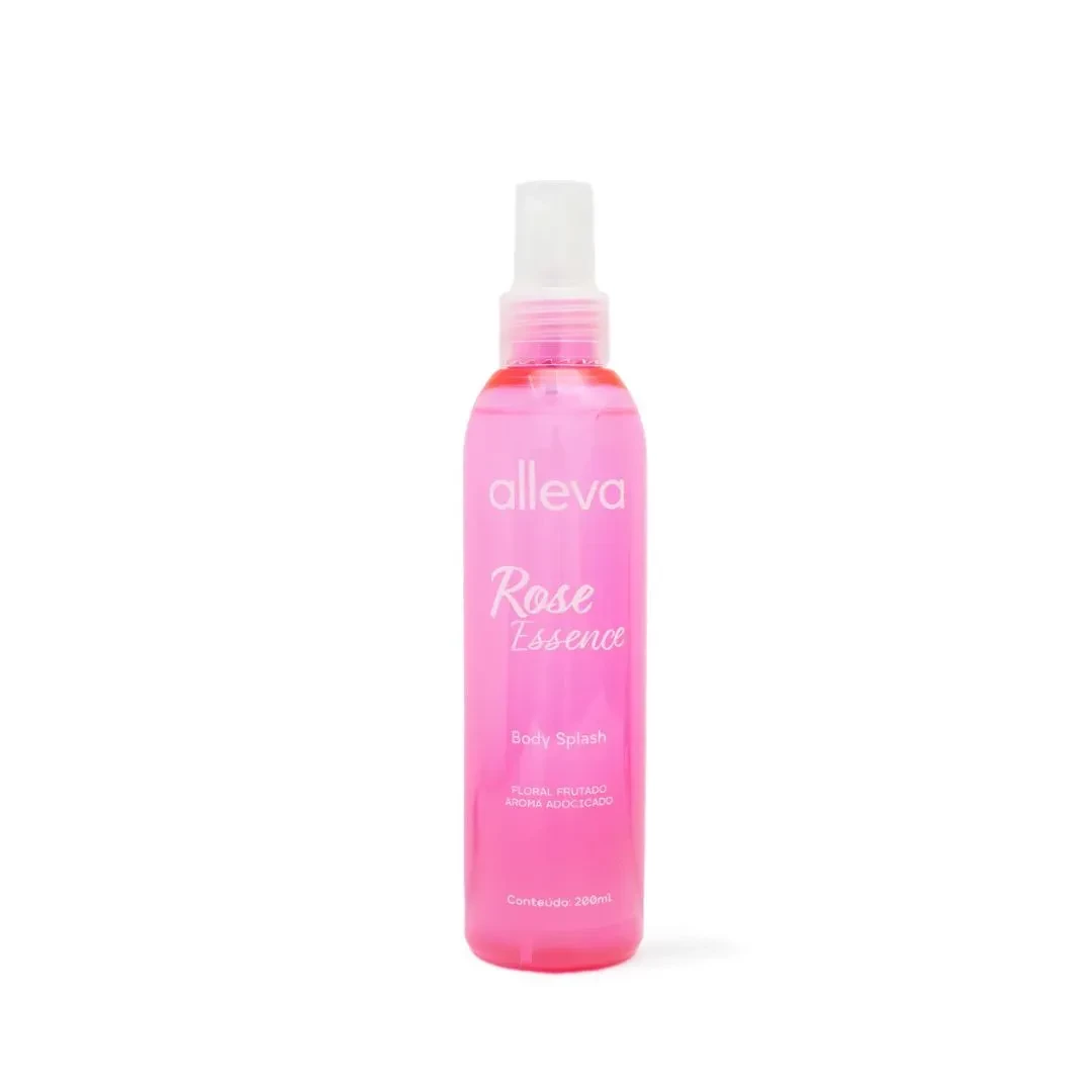 BODY SPLASH - ALLEVA - ROSE ESSENCE - 200 ML