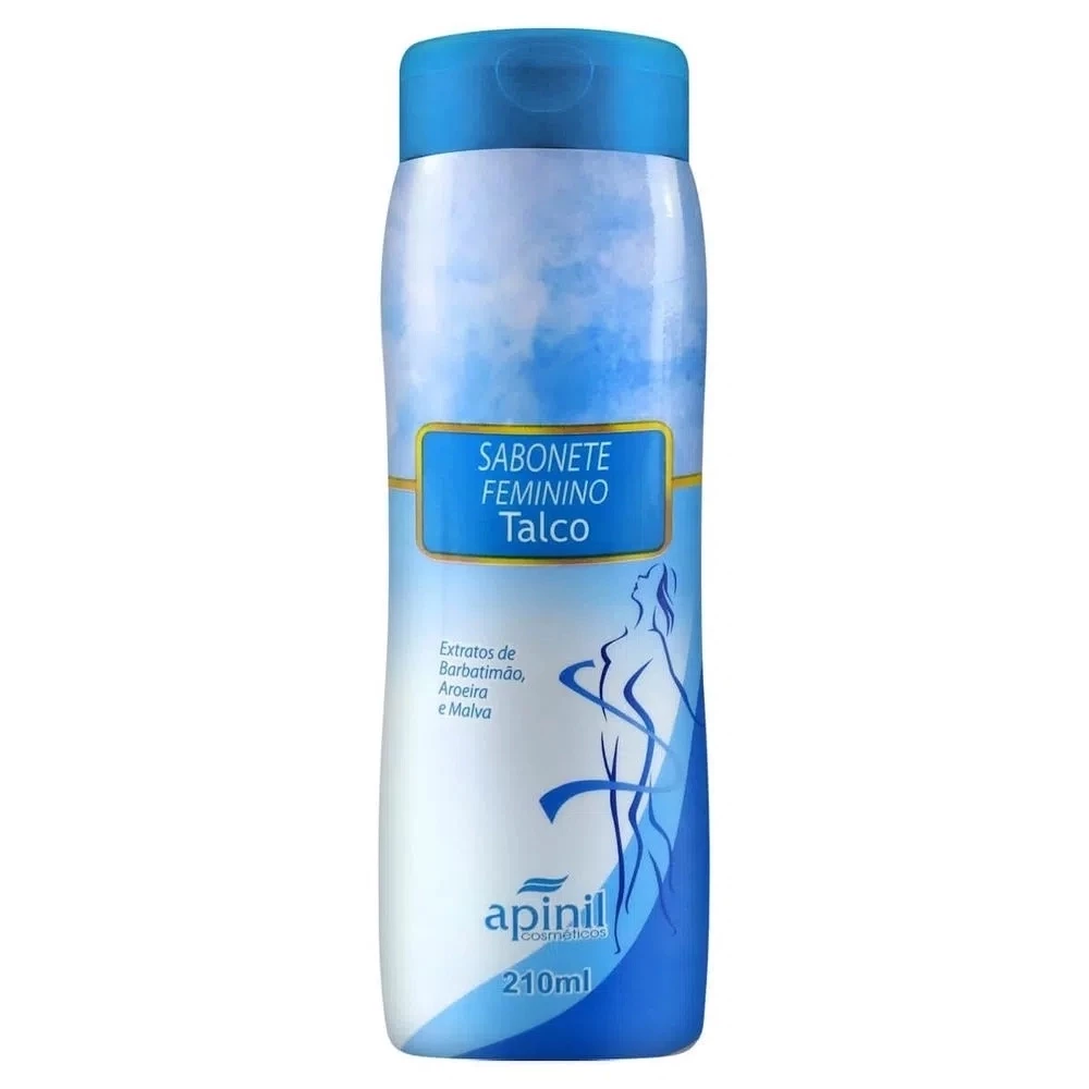 SABONETE ÍNTIMO FEMININO - TALCO - APINIL - 200 ML
