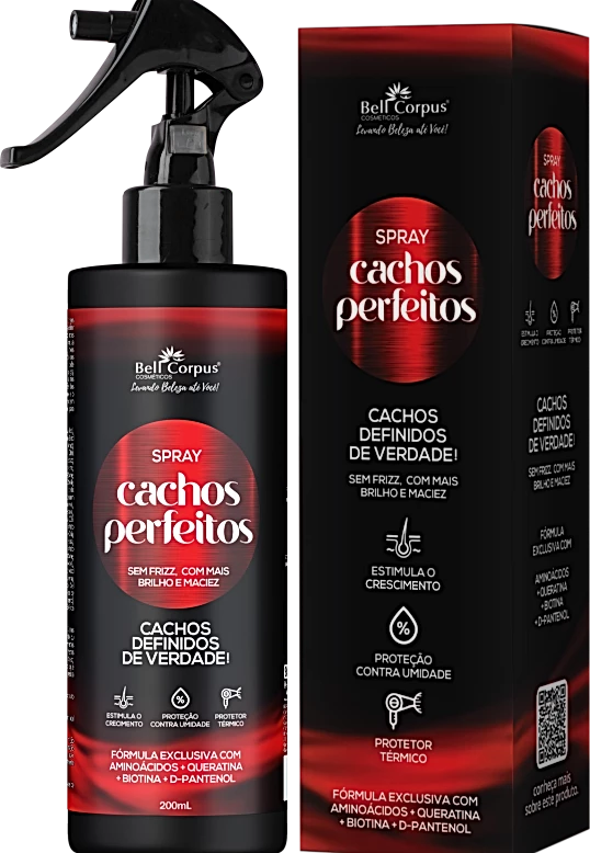 SPRAY CACHOS PERFEITOS - BELL CORPUS - 200 ML