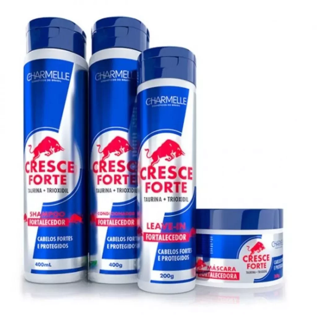KIT CAPILAR CHARMELLE - CRESCE FORTE - 4 ITENS