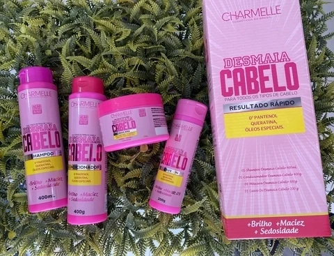 KIT CAPILAR DESMAIA CABELO - CHARMELLE - 4 ITENS