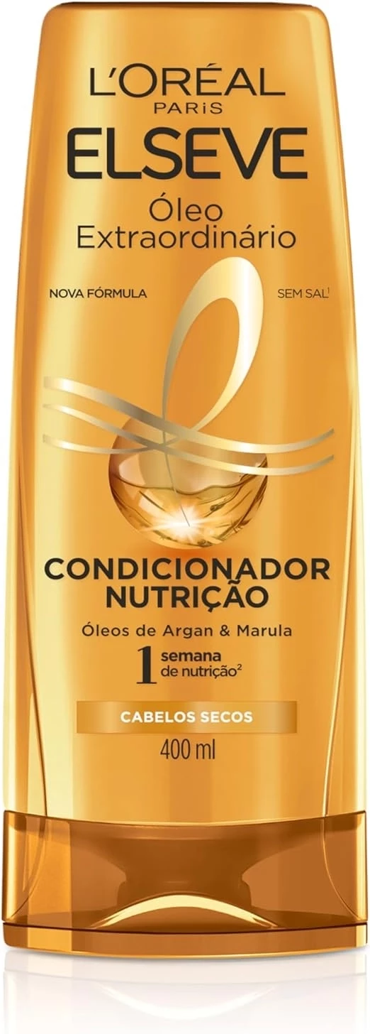 CONDICIONADOR - ÓLEO EXTRAORDINÁRIO NUTRIÇÃO, BILHO E MACIEZ INTENSA - ELSEVE - L'OREAL 200 ML