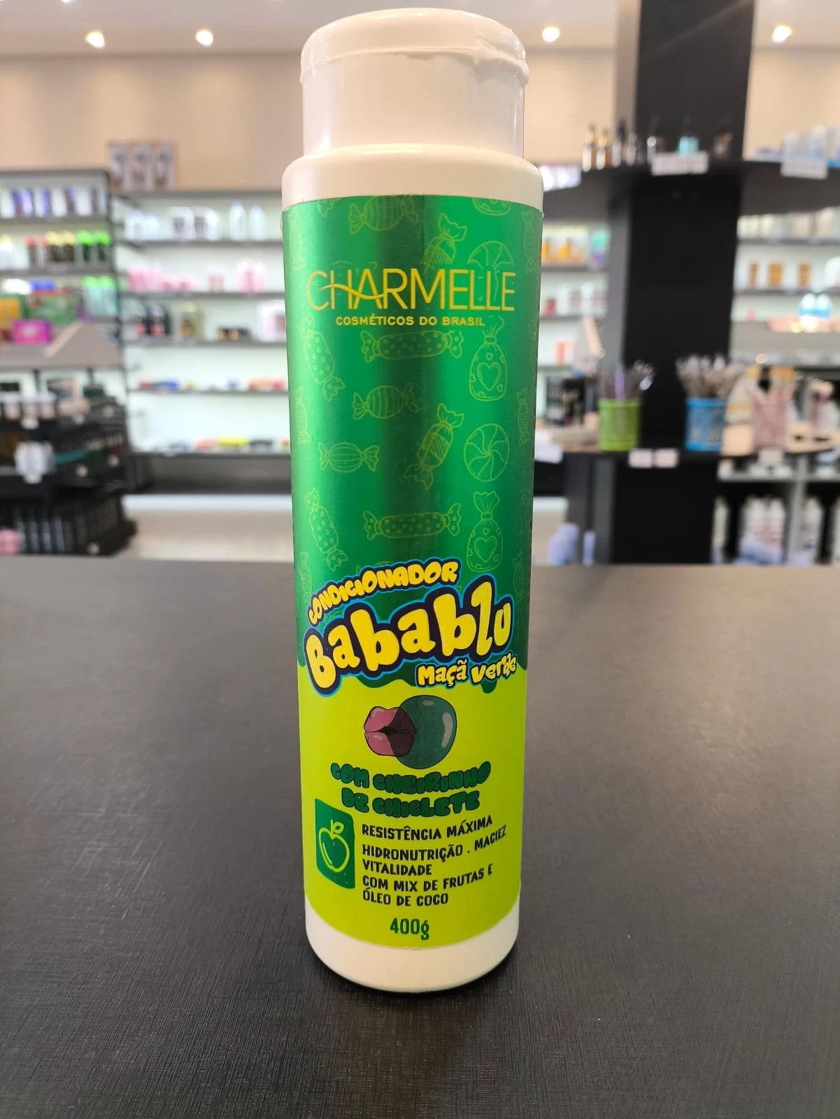 CONDICIONADOR - BABABLU - MAÇA VERDE - CHARMELLE - 400 G