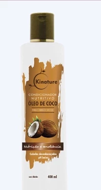 CONDICIONADOR NUTRITIVO - ÓLEO DE COCO - KINATURE - 400 ML
