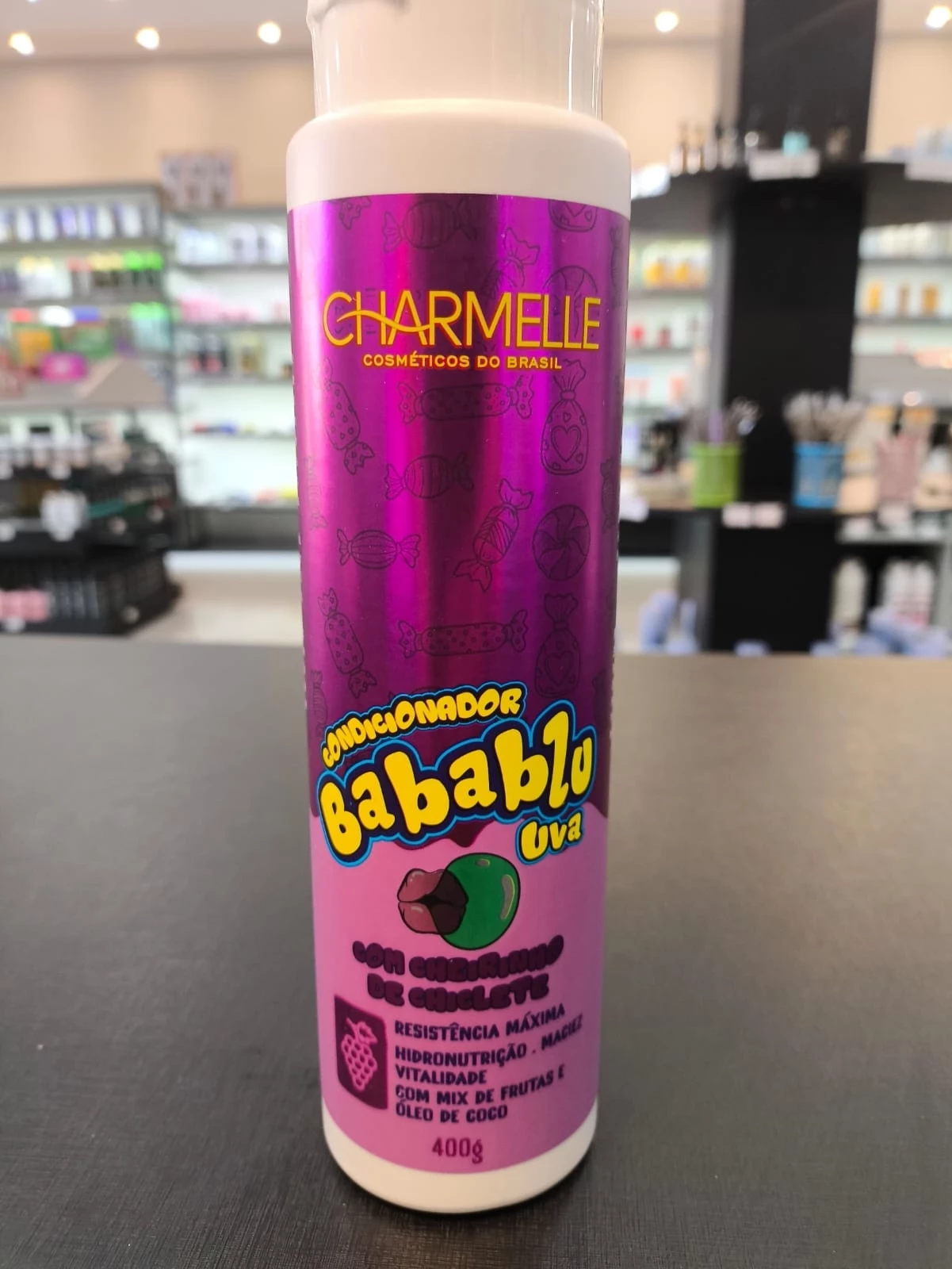 CONDICIONADOR - BABABLU - UVA - CHARMELLE - 400 G
