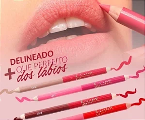 LÁPIS PARA CONTORNO LABIAL - MIAMAKE - 1,2G - CORES SORTIDAS