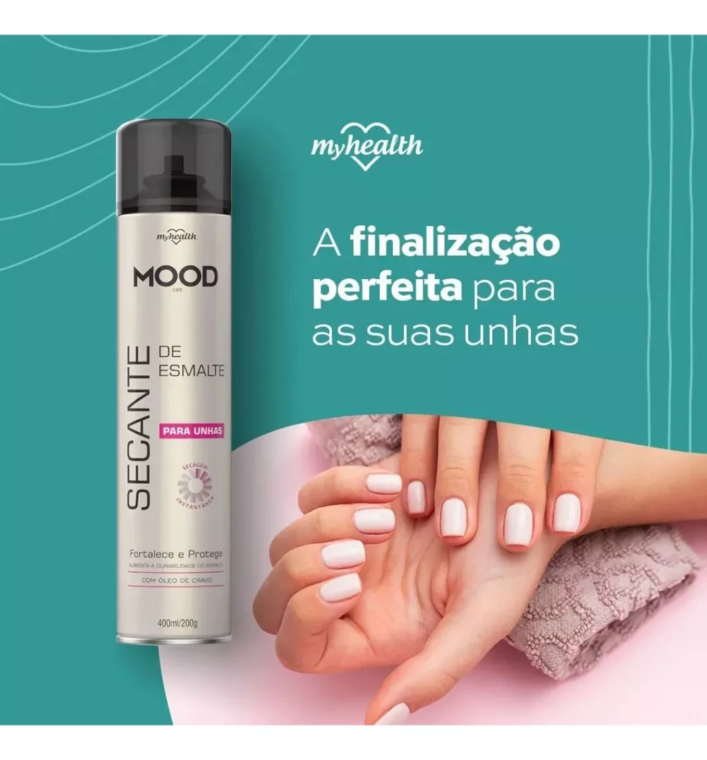 SECANTE DE ESMALTE PARA UNHAS - MOOD - 400ml