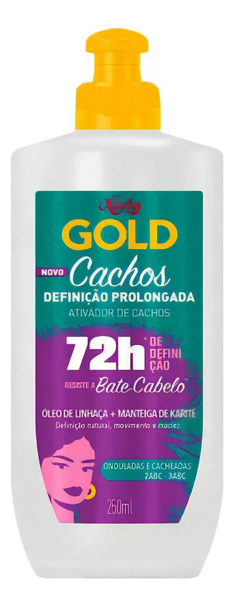 ATIVADOR DE CACHOS DEFINIÇÃO PROLONGADA - NIELY GOLD - 250ml