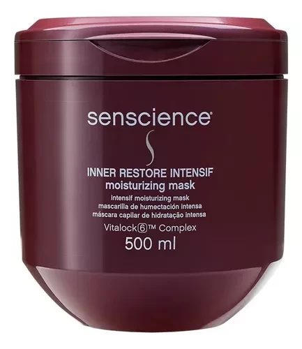 MÁSCARA CAPILAR - INNER RESTORE MOISTURIZING - SENSCIENCE - 500ML