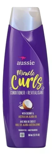 CONDICIONADOR MIRACLE CURLS COCONUT - AUSSIE - 360ML 