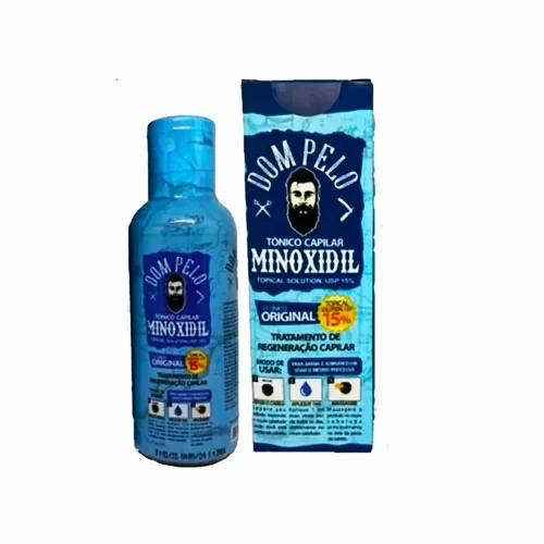 TÔNICO CAPILAR MINOXIDIL - DOM PEDRO - 120ML